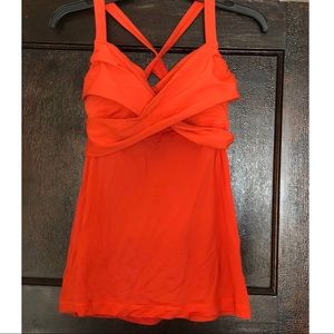 Lululemon Red Yoga Tank